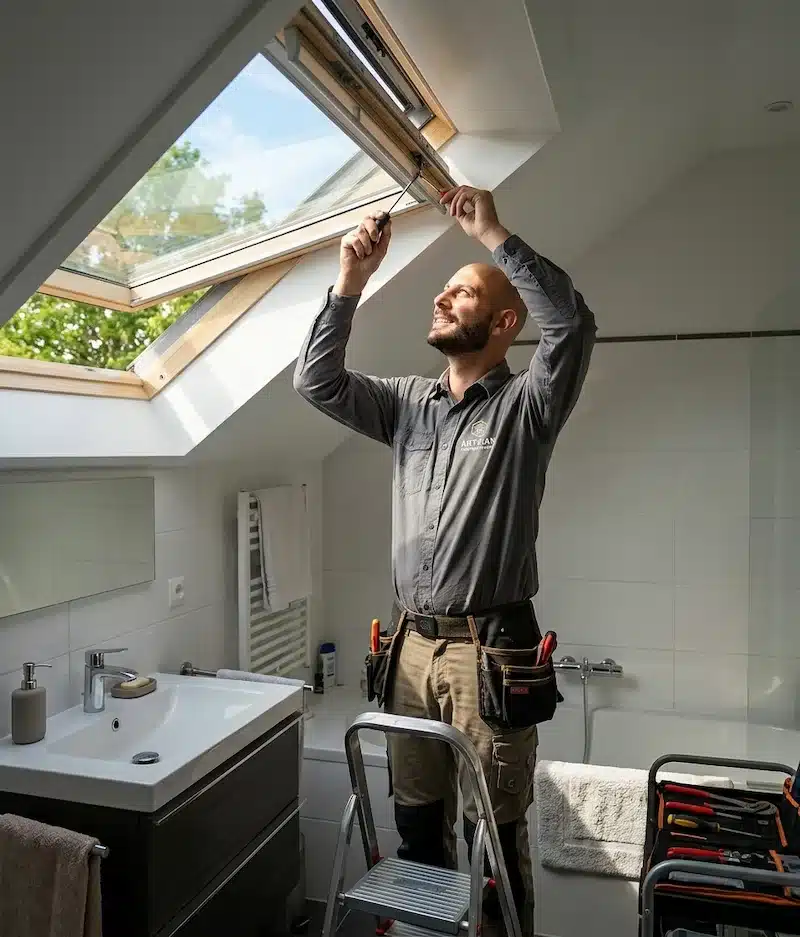 Réparation Velux store et fenêtre de toit à Quimper et Finistère Sud